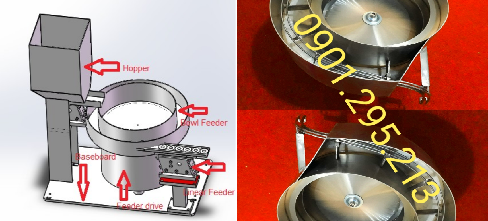 Vibratory bowl feeder design company